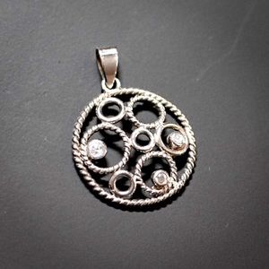 Sterling Silver Circles Pendant